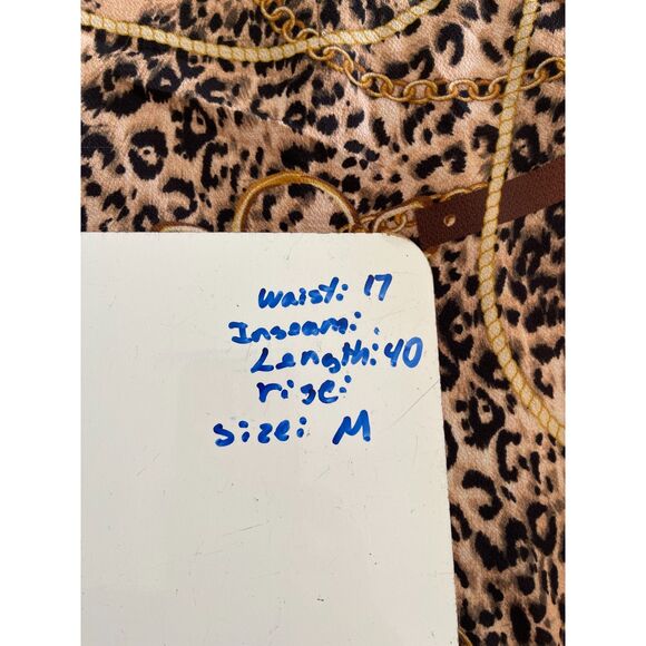 VTG maxi skirt classic equestrian animal print brown casual western women M - Picture 5 of 6